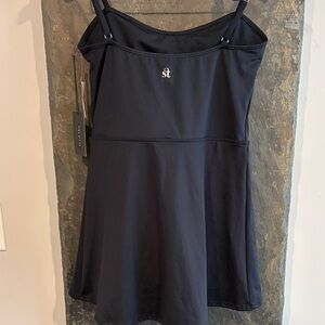 NWT Chic Black Spaghetti Strap Dress, Medium